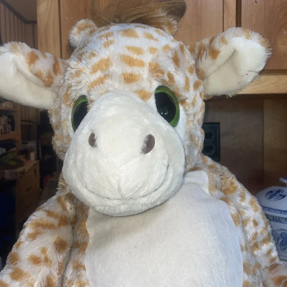 Large Giraffe Kelly Toy‎ Plush With Acrylic Large Eyes